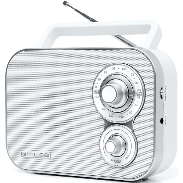 Radio portabil MUSE M-051 RW, FM, alb