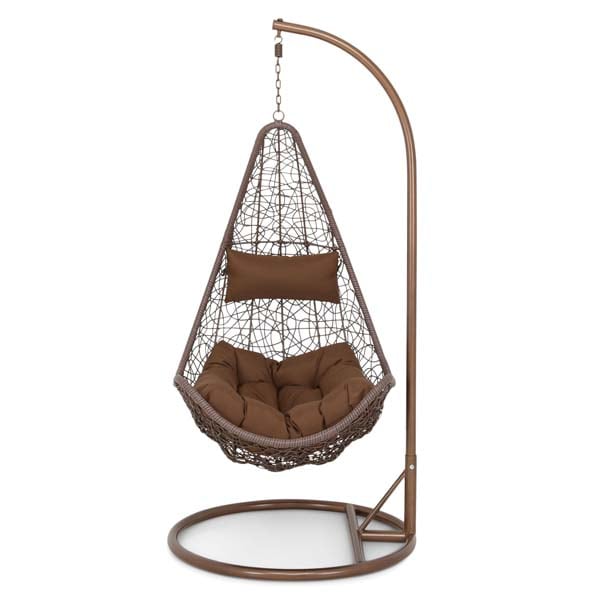 Leagan gradina New Carousel, 80 x 70 x 130 cm, maro