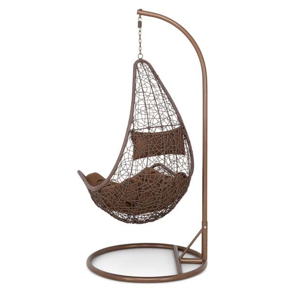 Leagan gradina New Carousel, 80 x 70 x 130 cm, maro
