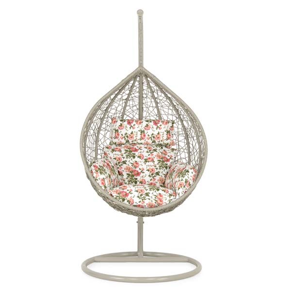 Leagan gradina Bowl, 94 x 95 x 190 cm, gri