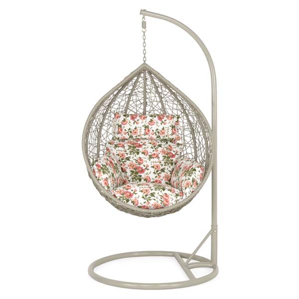 Leagan gradina Bowl, 94 x 95 x 190 cm, gri