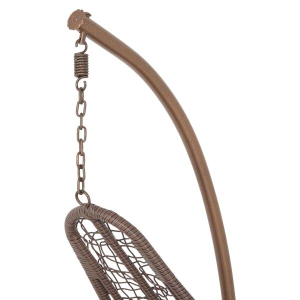 Leagan gradina Chill, 80 x 105 x 195 cm, maro