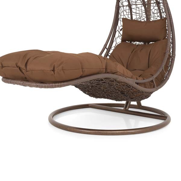 Leagan gradina Chill, 80 x 105 x 195 cm, maro