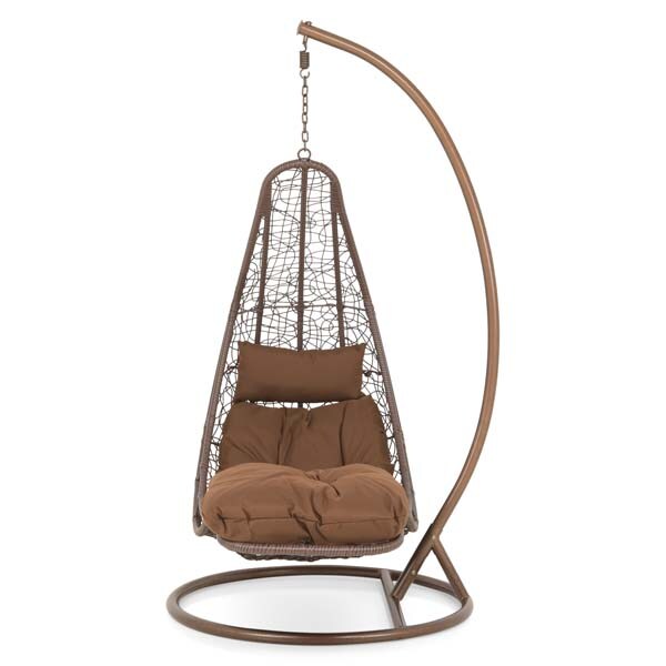 Leagan gradina Chill, 80 x 105 x 195 cm, maro