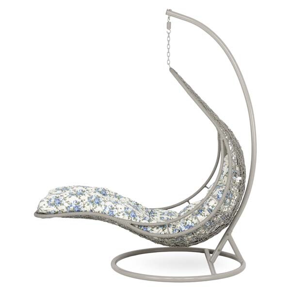 Leagan gradina Chill, 80 x 105 x 195 cm, gri