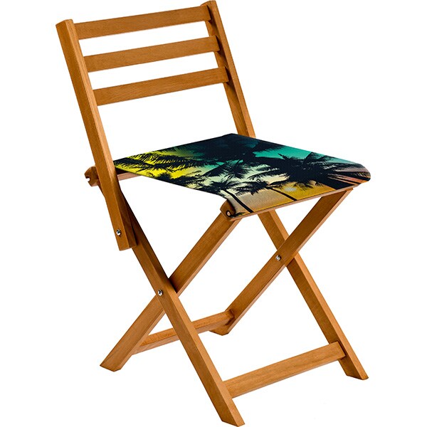 Scaun terasa GAUGE CONCEPT Patricia CSBSND-26, lemn, 40 x 44 x 75 cm, multicolor