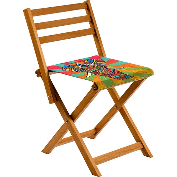 Scaun terasa GAUGE CONCEPT Patricia CSBSND-60, lemn, 40 x 44 x 75 cm, multicolor