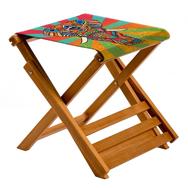 Scaun terasa GAUGE CONCEPT Patricia CSBSND-60, lemn, 40 x 44 x 75 cm, multicolor