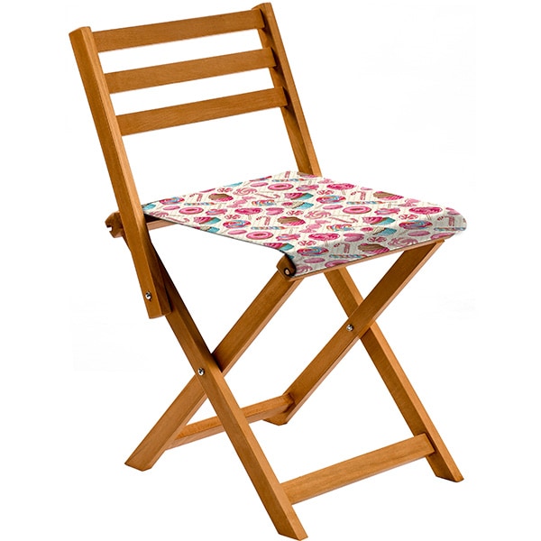 Scaun terasa GAUGE CONCEPT Patricia CSBSND-91, lemn, 40 x 44 x 75 cm, multicolor