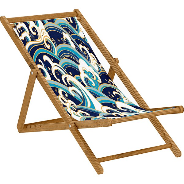 Sezlong gradina GAUGE CONCEPT Rafa CS-SNY-4, lemn, 125.5 x 62.5 x 90 cm, multicolor