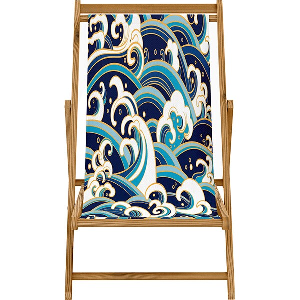 Sezlong gradina GAUGE CONCEPT Rafa CS-SNY-4, lemn, 125.5 x 62.5 x 90 cm, multicolor