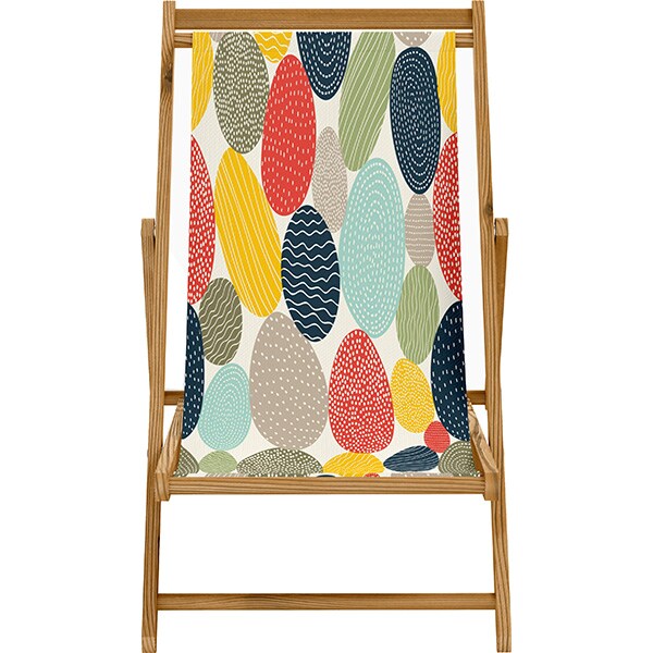 Sezlong gradina GAUGE CONCEPT Rafa CS-SNY-52, lemn, 125.5 x 62.5 x 90 cm, multicolor