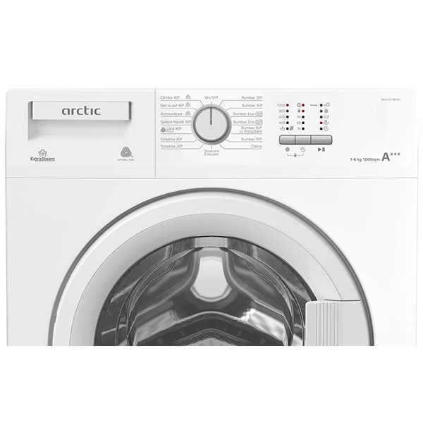 Masina de spalat rufe frontala ARCTIC APL61012BDW1, 6kg, 1000rpm, Clasa A+++, alb
