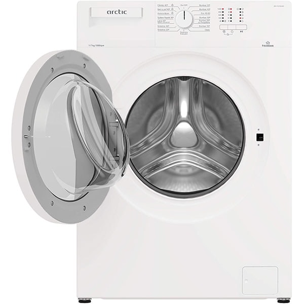 Masina de spalat rufe frontala slim ARCTIC APL71015XLW0, 7 kg, 1000rpm, Clasa E, alb