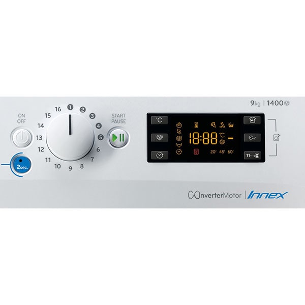 Masina de spalat rufe frontala INDESIT BWE 91485X WS EU N, 9 kg, 1400rpm, Clasa B, alb