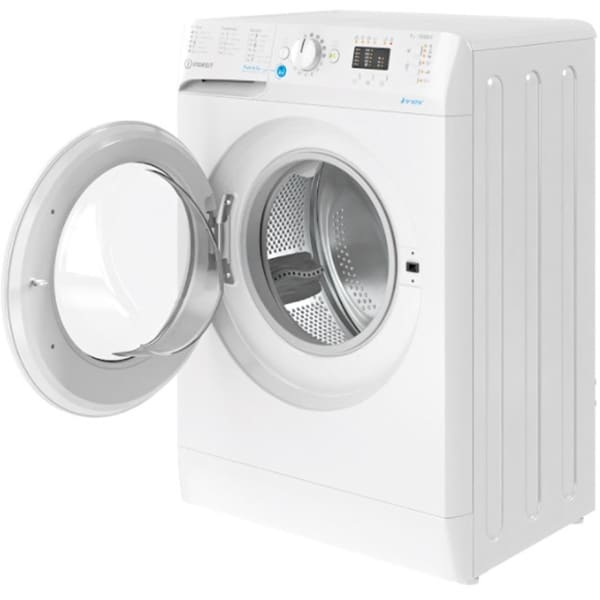 Masina de spalat rufe frontala slim INDESIT BWSA 71251 W EE N, 7 kg, 1200rpm, Clasa E, alb
