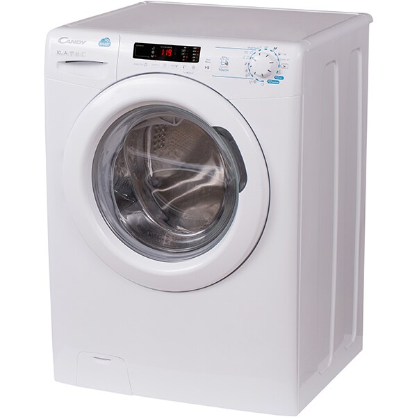 Masina de spalat rufe frontala CANDY CSS 14102D3-S, Smart Touch, 10kg, 1400rpm, Clasa A+++, alb