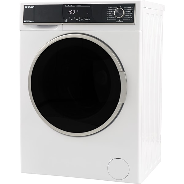 Masina de spalat rufe frontala SHARP ES-HFH714AW3E, Motor Advanced Inverter, 7kg, 1400rpm, Clasa A+++, alb