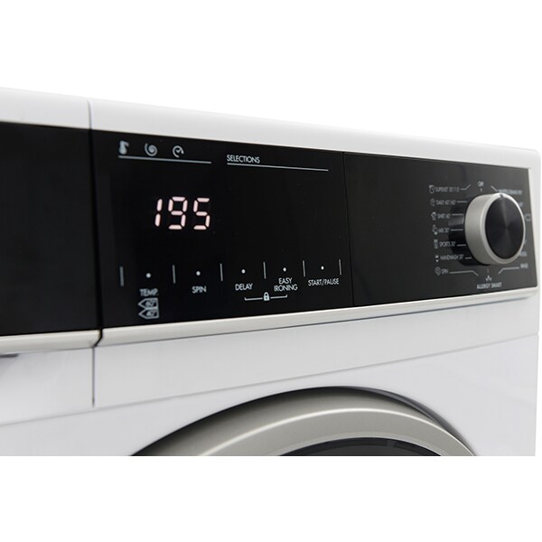 Masina de spalat rufe frontala SHARP ES-HFH714AW3E, Motor Advanced Inverter, 7kg, 1400rpm, Clasa A+++, alb