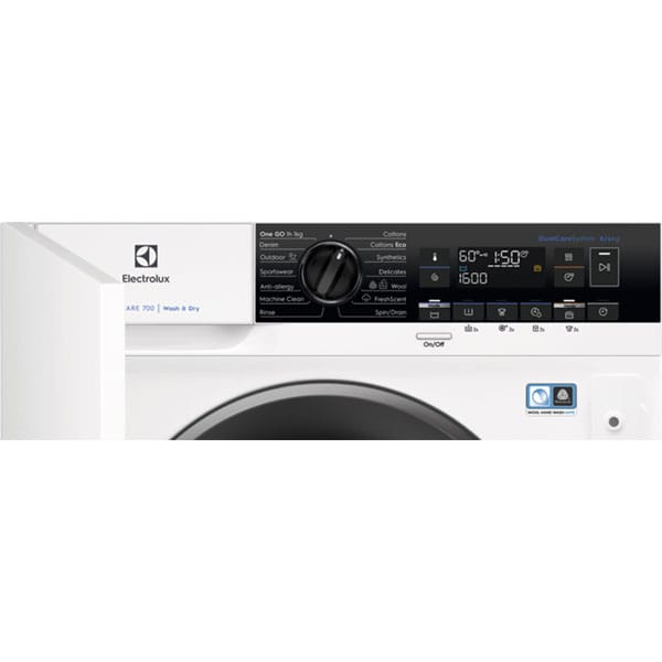 Masina de spalat rufe incorporabila cu uscator ELECTROLUX EW7W368SI, 8/4 kg, 1600rpm, Clasa D/E, alb