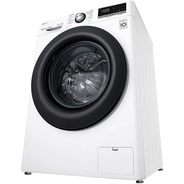 Masina de spalat rufe frontala LG F4WV310S6E, 10.5 kg, 1400rpm, Clasa B, alb