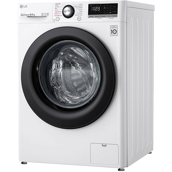 Masina de spalat rufe frontala LG F4WV310S6E, 10.5 kg, 1400rpm, Clasa B, alb