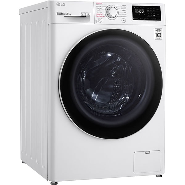Masina de spalat rufe frontala LG F4WV329S0E, 9 kg, 1400rpm, Clasa B, alb