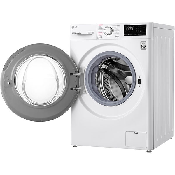 Masina de spalat rufe frontala LG F4WV329S0E, 9 kg, 1400rpm, Clasa B, alb