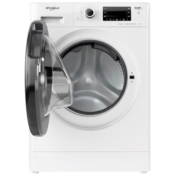 Masina de spalat rufe frontala cu uscator WHIRLPOOL FWDD 1071682 WBV EU N, 6th Sense, 10/7 kg, 1600rpm, Clasa D/E, alb