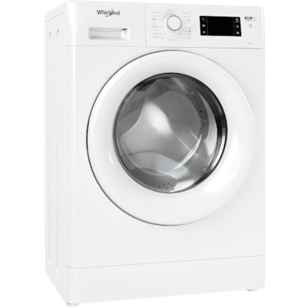 Masina de spalat rufe frontala slim WHIRLPOOL FWSG 61251 W EE N, 6th Sense, 6 kg, 1200rpm, Clasa F, alb