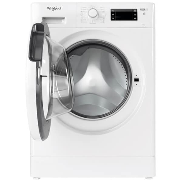 Masina de spalat rufe frontala slim WHIRLPOOL FWSG 61251 W EE N, 6th Sense, 6 kg, 1200rpm, Clasa F, alb