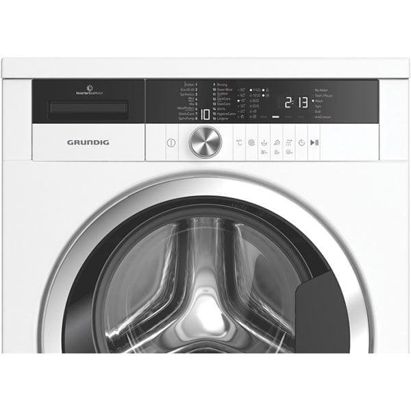 Masina de spalat rufe frontala GRUNDIG GWN48430, 8 kg, 1400rpm, Clasa C, alb