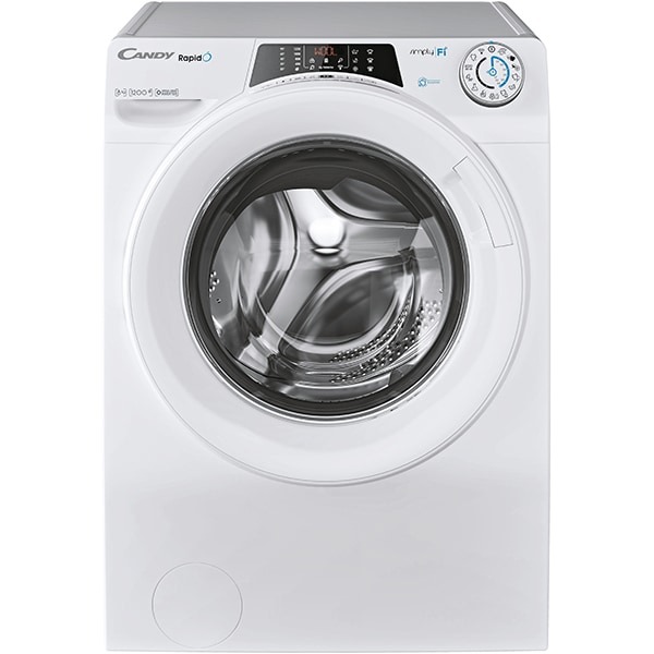 Masina de spalat rufe frontala slim CANDY RO 1284DWME/1-S, Wi-Fi, 8 kg, 1200rpm, Clasa A, alb