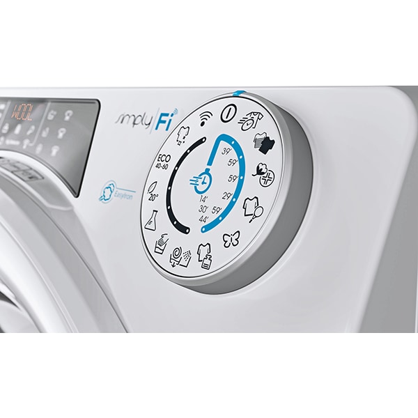Masina de spalat rufe frontala slim CANDY RO 1284DWME/1-S, Wi-Fi, 8 kg, 1200rpm, Clasa A, alb