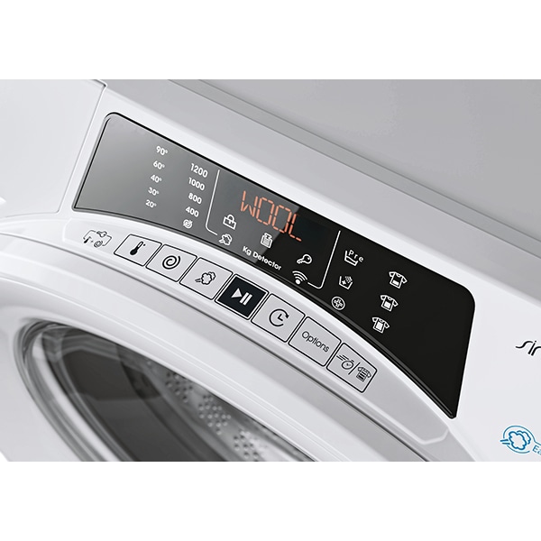 Masina de spalat rufe frontala slim CANDY RO 1284DWME/1-S, Wi-Fi, 8 kg, 1200rpm, Clasa A, alb