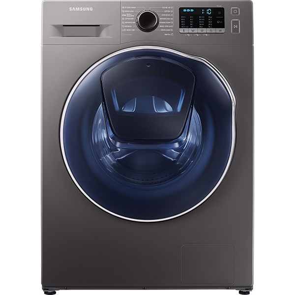 Masina de spalat rufe frontala slim cu uscator SAMSUNG WD8NK52E0ZX/LE, 8/5 kg, 1200 rpm, Clasa C/F, inox