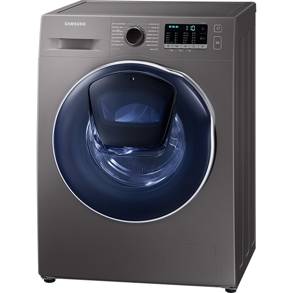 Masina de spalat rufe frontala slim cu uscator SAMSUNG WD8NK52E0ZX/LE, 8/5 kg, 1200 rpm, Clasa C/F, inox