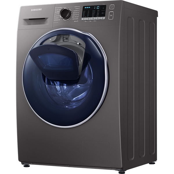 Masina de spalat rufe frontala slim cu uscator SAMSUNG WD8NK52E0ZX/LE, 8/5 kg, 1200 rpm, Clasa C/F, inox