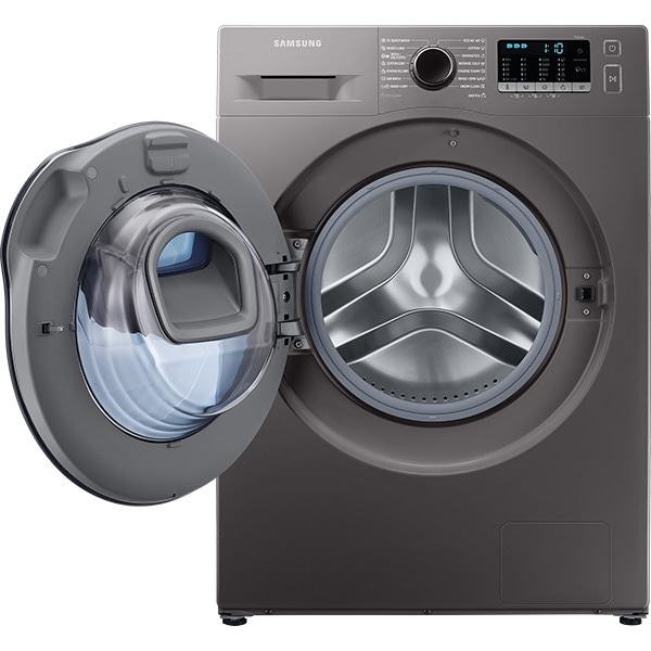 Masina de spalat rufe frontala slim cu uscator SAMSUNG WD8NK52E0ZX/LE, 8/5 kg, 1200 rpm, Clasa C/F, inox
