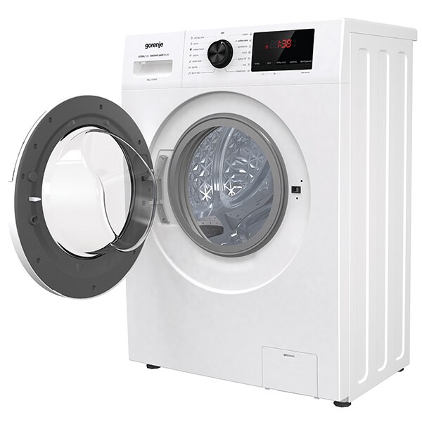 Masina de spalat rufe frontala slim GORENJE WHE62S3, TotalWeightControl, 6kg, 1200rpm, Clasa A+++, alb