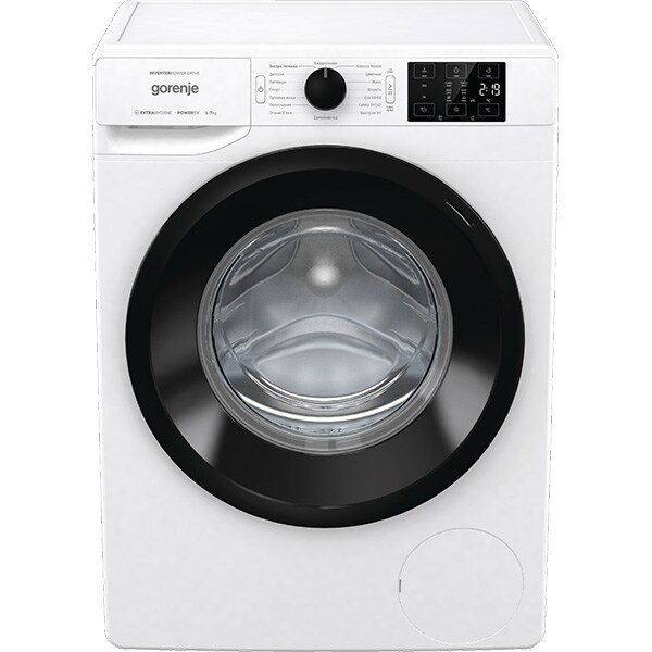 Masina de spalat rufe frontala slim GORENJE WNEI72SB, WaveActive, 7 kg, 1200rpm, Clasa B, alb