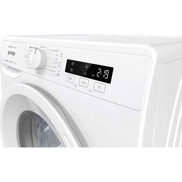Masina de spalat rufe frontala slim GORENJE WNPI72SB, WaveActive, 7 kg, 1200rpm, Clasa B, alb