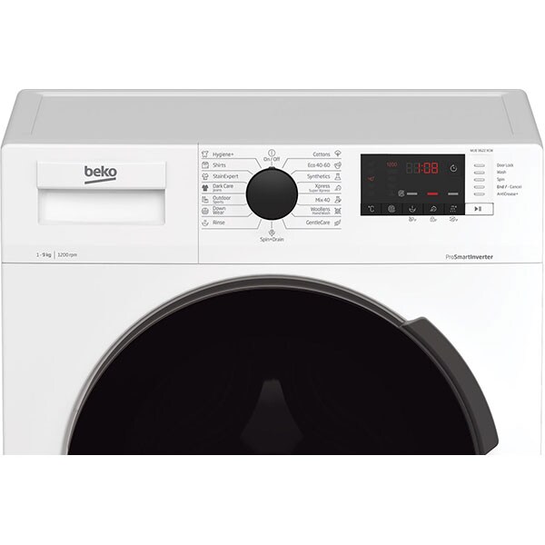 Masina de spalat rufe frontala BEKO WUE 9622 XCW, 9 kg, 1200rpm, Clasa C, alb
