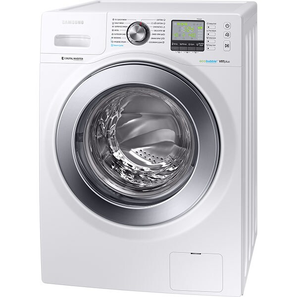 Masina de spalat rufe frontala SAMSUNG WW12R641U0M/LE, EcoBubble, 12kg, 1400rpm, Clasa A+++, alb