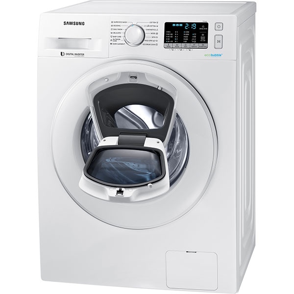 Masina de spalat rufe frontala SAMSUNG WW70K5210WW/LE, EcoBubble, Addwash, 7kg, 1200rpm, Clasa A+++, alb