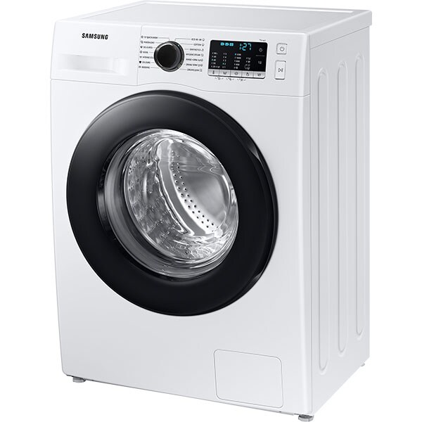 Masina de spalat rufe frontala slim SAMSUNG WW80AA126AE/LE, Eco Bubble, 8 kg, 1200rpm, Clasa E, alb