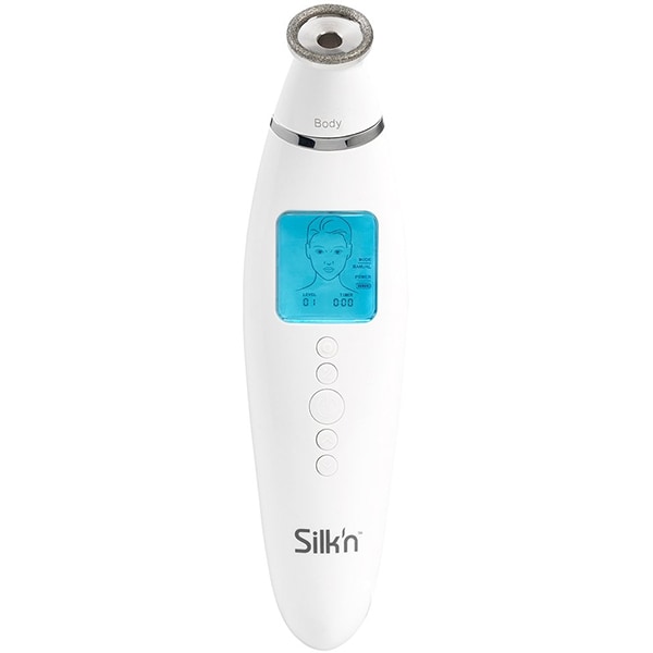 Aparat pentru exfoliere prin microdermabraziune SILK'N REVP1PE1001 Revit Prestige, 4 varfuri, alb