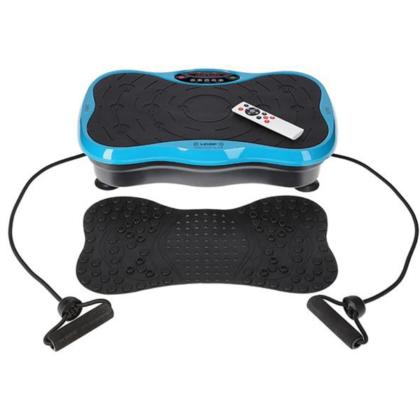 Aparat vibromasaj HMS Loop SVP01, greutate maxima 150 Kg, albastru