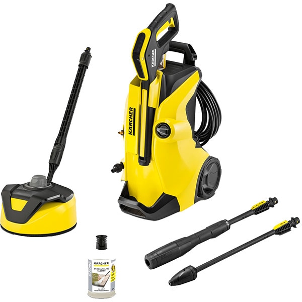 Aparat de spalat cu presiune KARCHER K4 FullControl HOME, 1800W, 130bar, 420l/h, curatitor terasa, detergent piatra 1L
