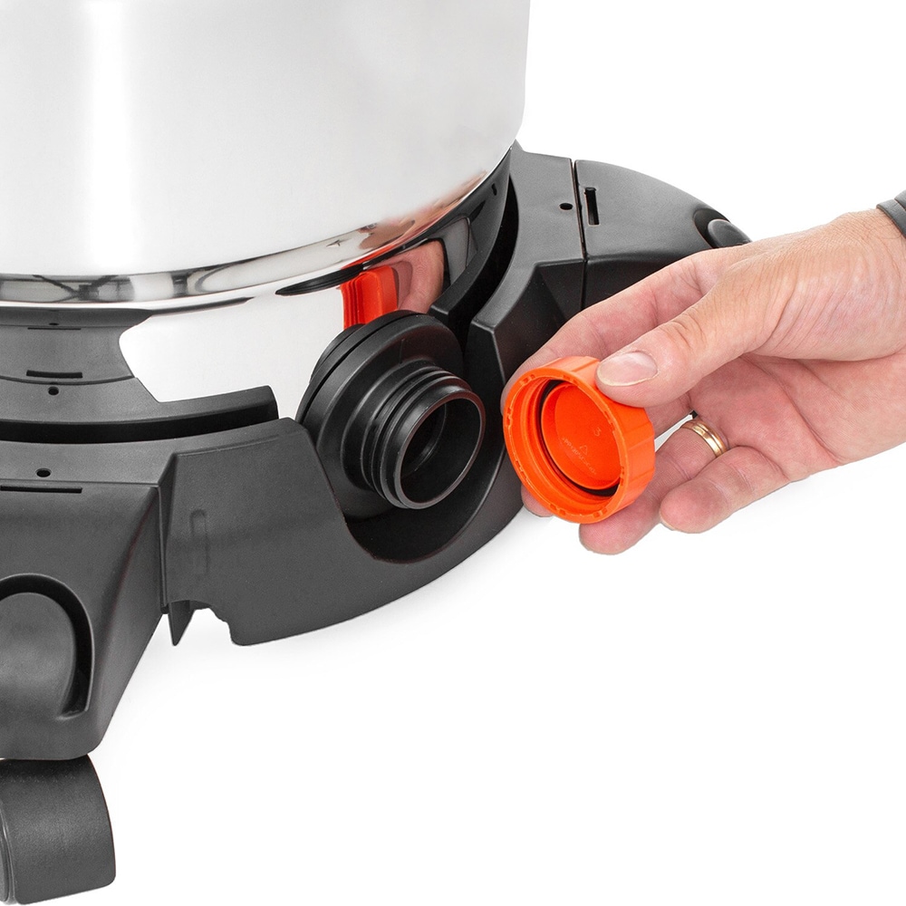Aspirator umed/uscat BLACK & DECKER BXVC30XTDE, 30l, 1600W, 87.6dB, inox-negru